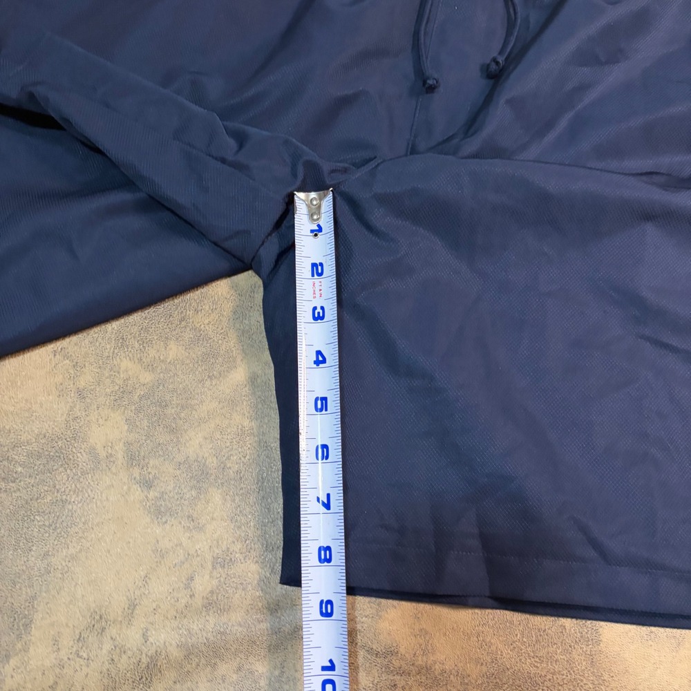 Lacoste Tafetta Shorts Mens XL Navy Blue Sport Diamond Taffeta Lightweight Lined - Picture 7 of 11